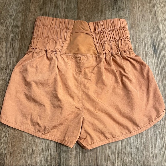 Free People Movement The Way Home Shorts Brushed Apricot Workout - Size Small - Picture 3 of 9
